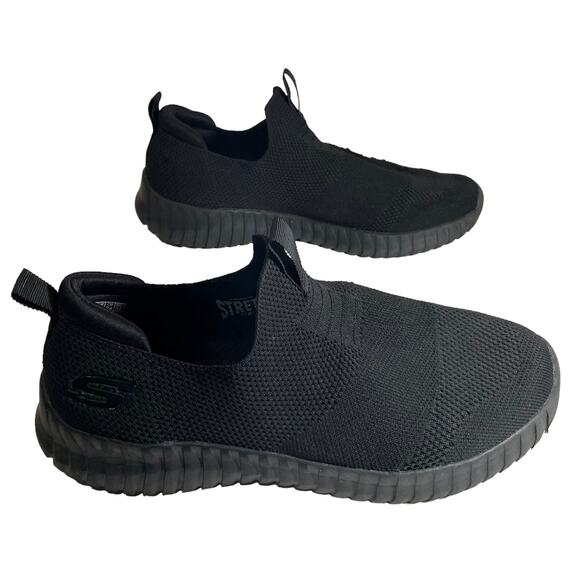 Skechers Women's Memory Foam Slip On Sneaker Black Size 6 - Picture 5 of 11